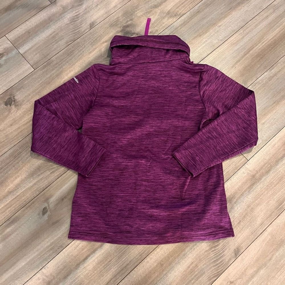 Columbia Purple Athletic Pullover Crewneck Women Small - Picture 4 of 4